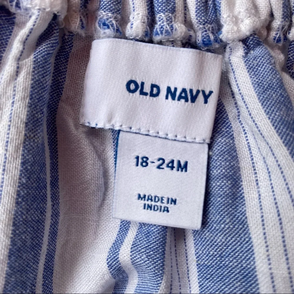 Old Navy Girls Chambray Striped Sundress